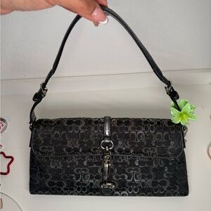 Coach Lurex Optic Hampton clip shoulder bag. RARE 3595